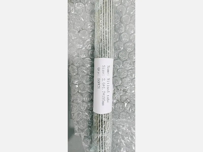 Tubo de nitinol
